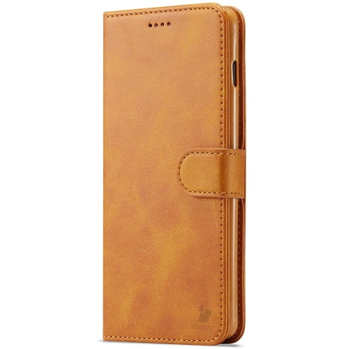 Etui Bizon Case Wallet do Samsung Galaxy S10e jasnobrązowe