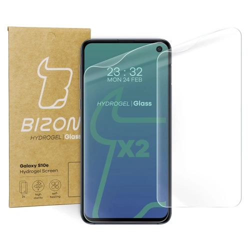 Folia hydrożelowa na ekran Bizon Glass Hydrogel Samsung Galaxy S10e [2 PACK]