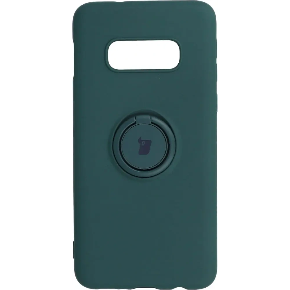 Hurtownia GSM - Etui Bizon Case Silicone Ring do Samsung Galaxy S10e ciemnozielone - BIZ7673 - {ean13} - Hurt