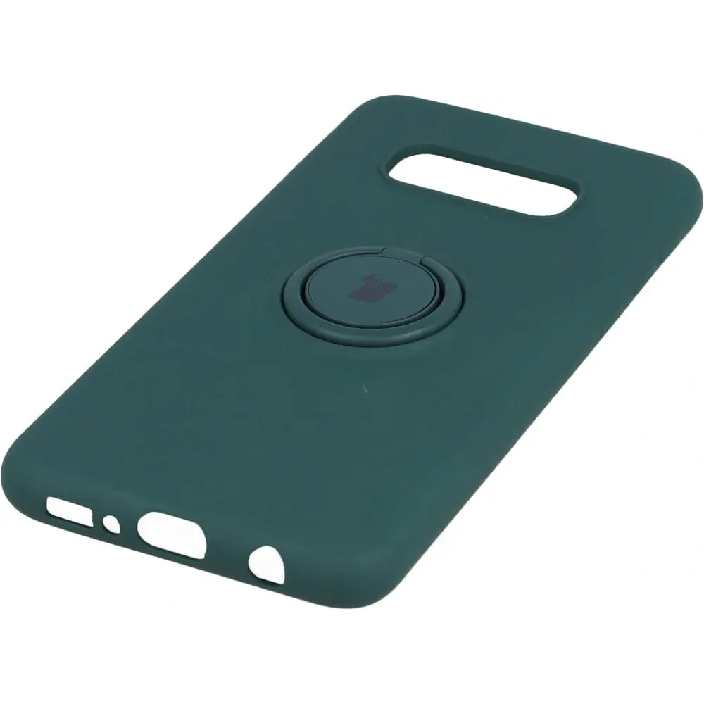 Hurtownia GSM - Etui Bizon Case Silicone Ring do Samsung Galaxy S10e ciemnozielone - BIZ7673 - {ean13} - Hurt
