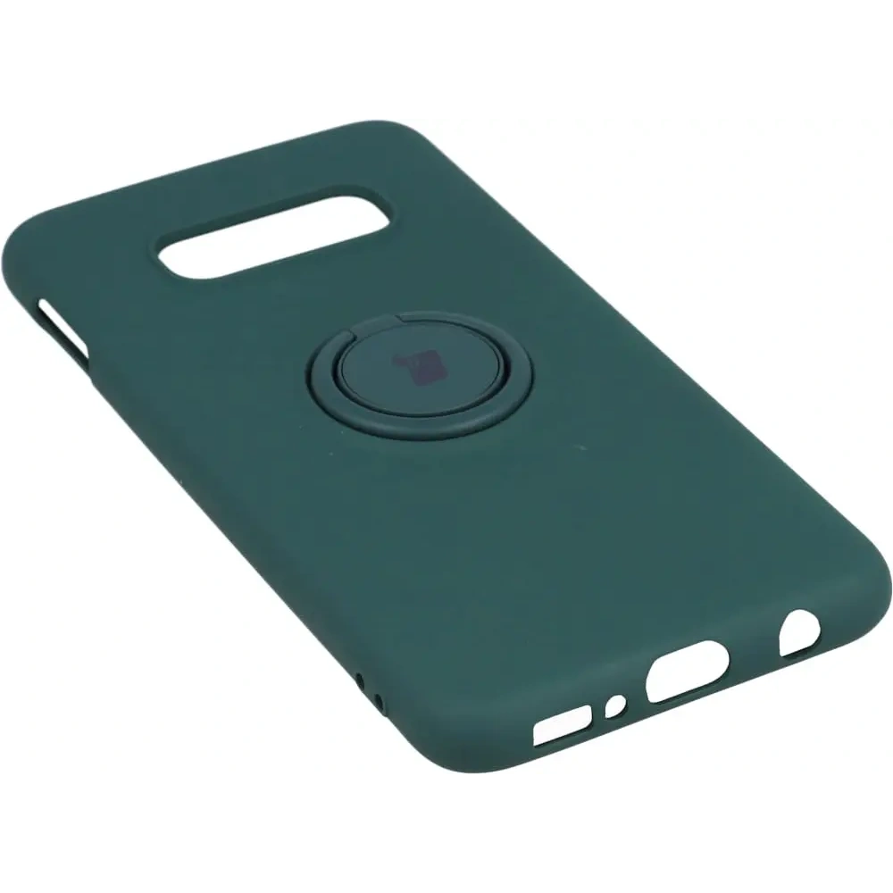 Hurtownia GSM - Etui Bizon Case Silicone Ring do Samsung Galaxy S10e ciemnozielone - BIZ7673 - {ean13} - Hurt
