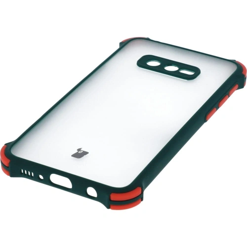 Etui Bizon Case AntiShock Hybrid do Samsung Galaxy S10e ciemnozielone