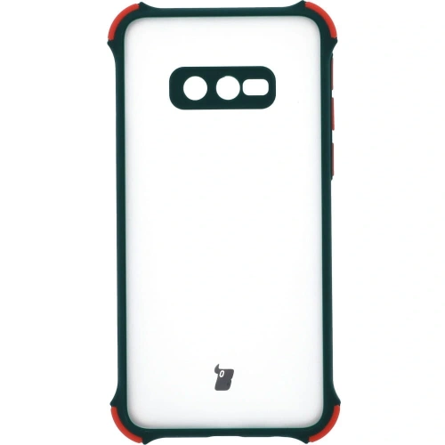 Etui Bizon Case AntiShock Hybrid do Samsung Galaxy S10e ciemnozielone