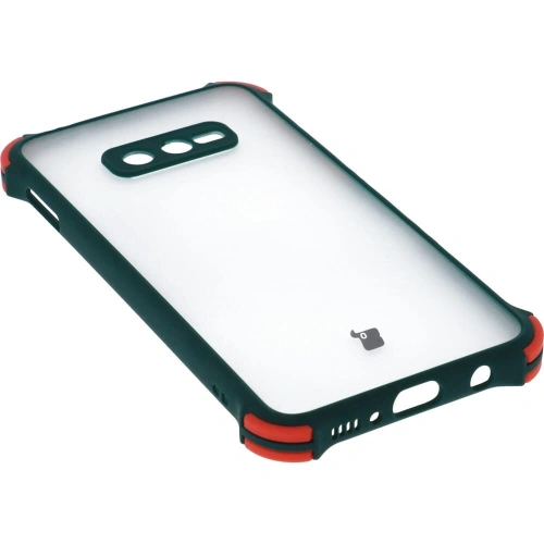 Etui Bizon Case AntiShock Hybrid do Samsung Galaxy S10e ciemnozielone
