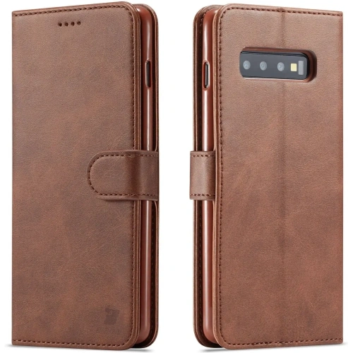 Etui Bizon Case Wallet do Samsung Galaxy S10e brązowe