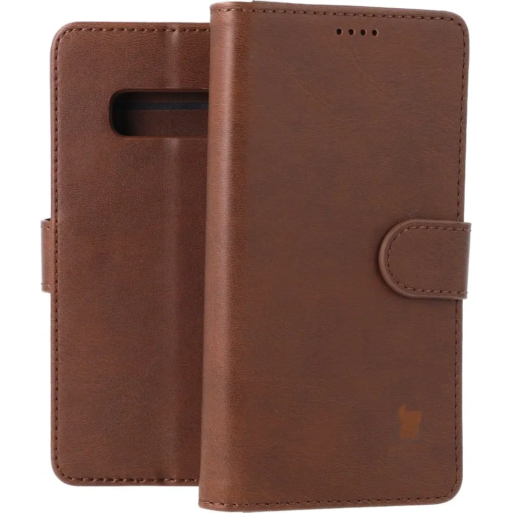 Hurtownia GSM - Etui Bizon Case Wallet do Galaxy S10e, brązowe - BIZ7677 - {ean13} - Hurt