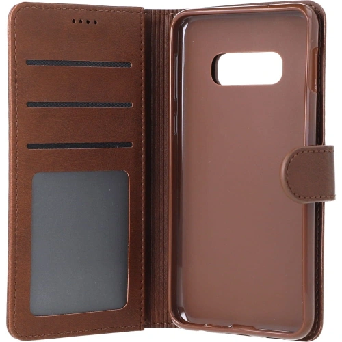 Etui Bizon Case Wallet do Samsung Galaxy S10e brązowe