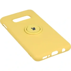 Hurtownia GSM - Etui Bizon Case Silicone Ring do Samsung Galaxy S10e żółte - BIZ7679 - {ean13} - Hurt