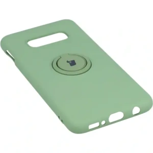 Wholesale Bizon Case Silicone Ring Samsung Galaxy S10e light green - BIZ7683 - {ean13} - Hurt