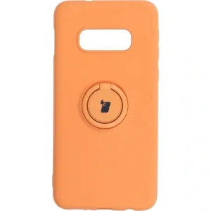Wholesale Bizon Case Silicone Ring Samsung Galaxy S10e orange - BIZ7684 - {ean13} - Hurt