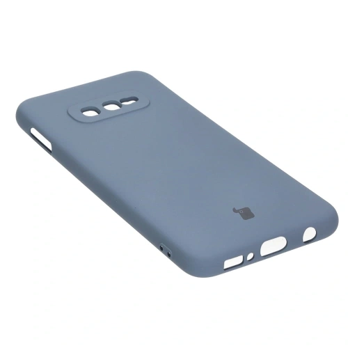 Etui Bizon Case Silicone do Samsung Galaxy S10e szare