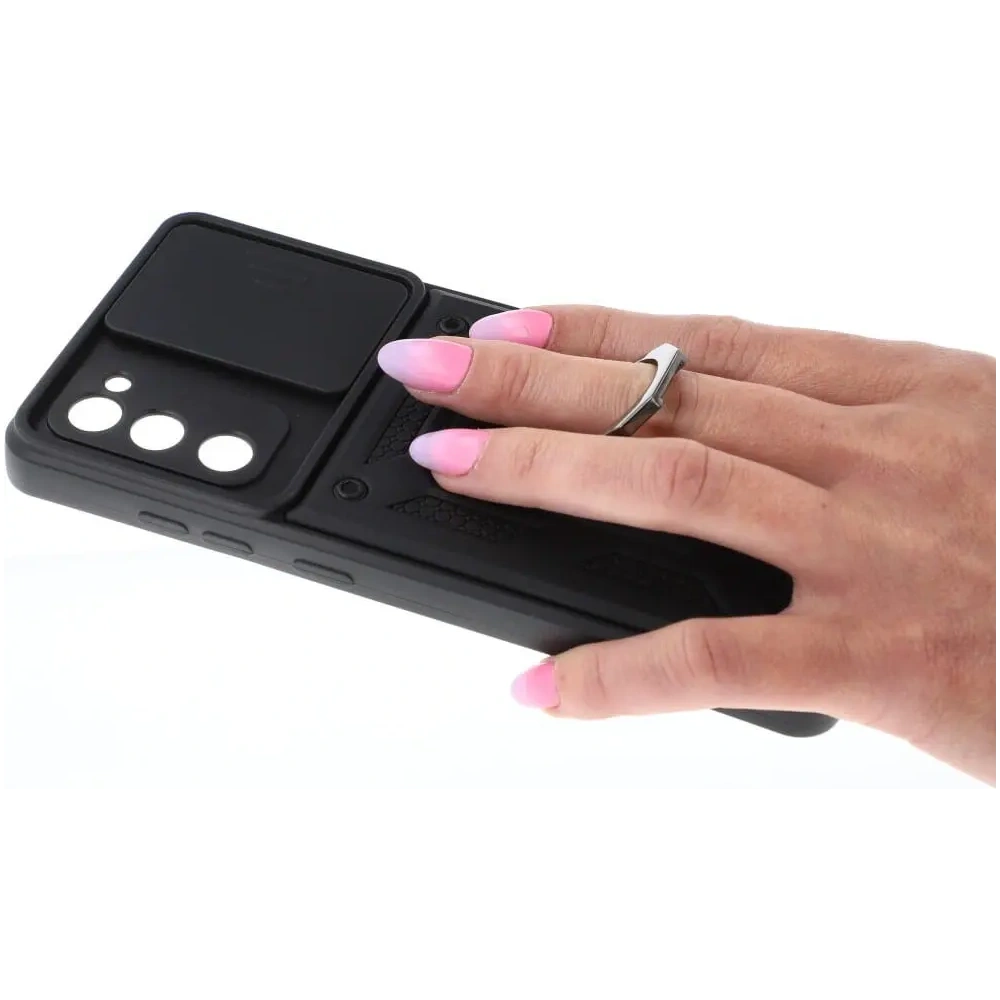 Hurtownia GSM - Bizon Case CamShield Ring Samsung Galaxy S20 FE schwarz - BIZ7692 - {ean13} - Hurt