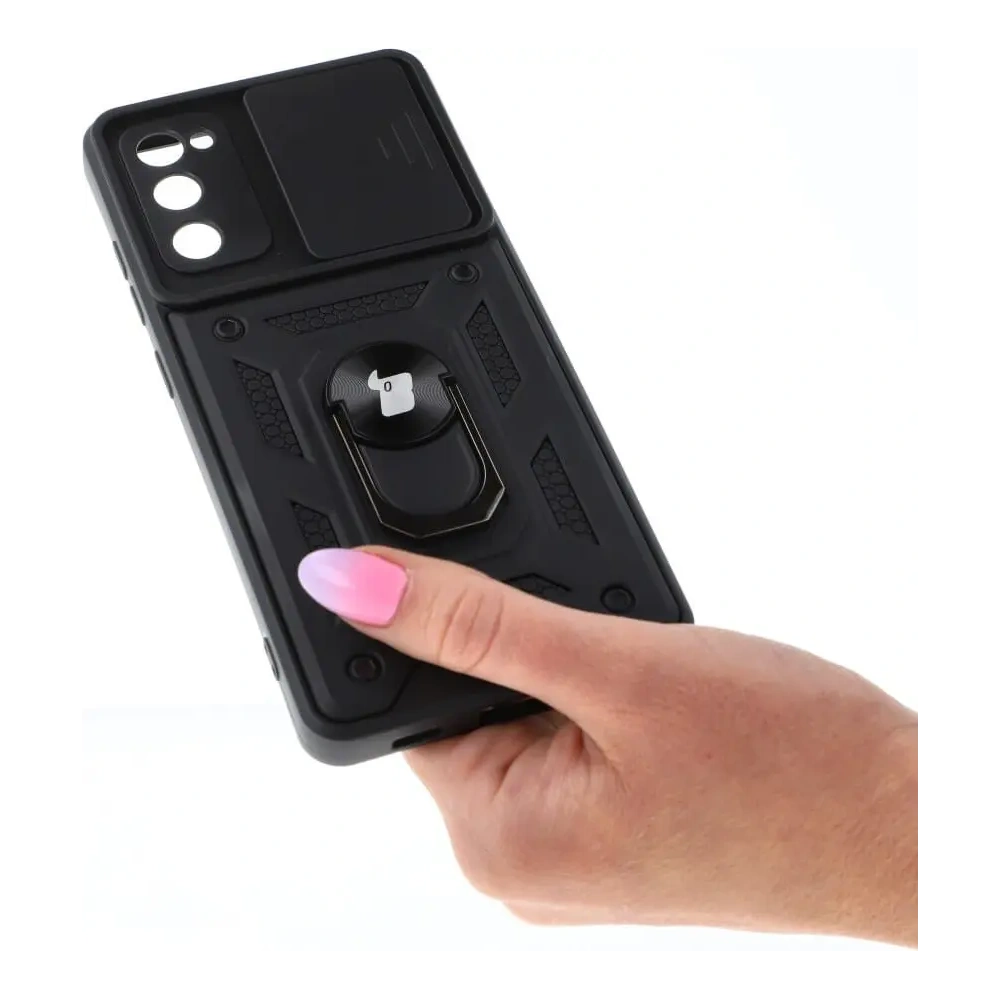 Hurtownia GSM - Bizon Case CamShield Ring Samsung Galaxy S20 FE schwarz - BIZ7692 - {ean13} - Hurt