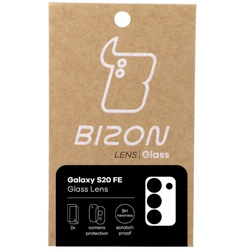 Szkło na aparat Bizon Glass Lens do Samsung Galaxy S20 FE [2 PACK]