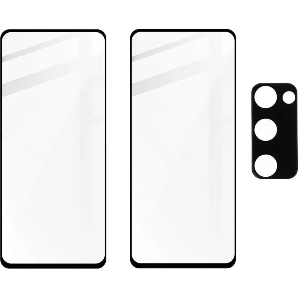 Hurtownia GSM - Bizon Glass Edge gehärtetes Glas - [2 PACK] + Linsenschutz Samsung Galaxy S20 FE schwarz - BIZ1453 - {ean13} - Hurt