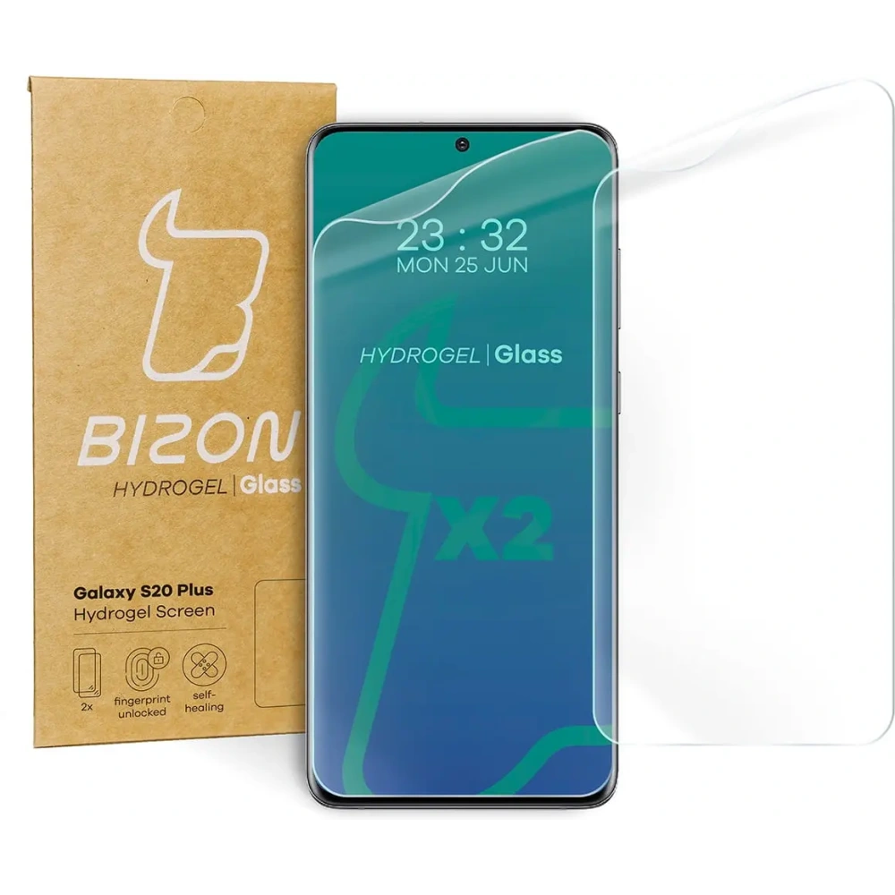 Hurtownia GSM - Folia hydrożelowa na ekran Bizon Glass Hydrogel Samsung Galaxy S20 Plus [2 PACK] - BIZ1455 - {ean13} - Hurt