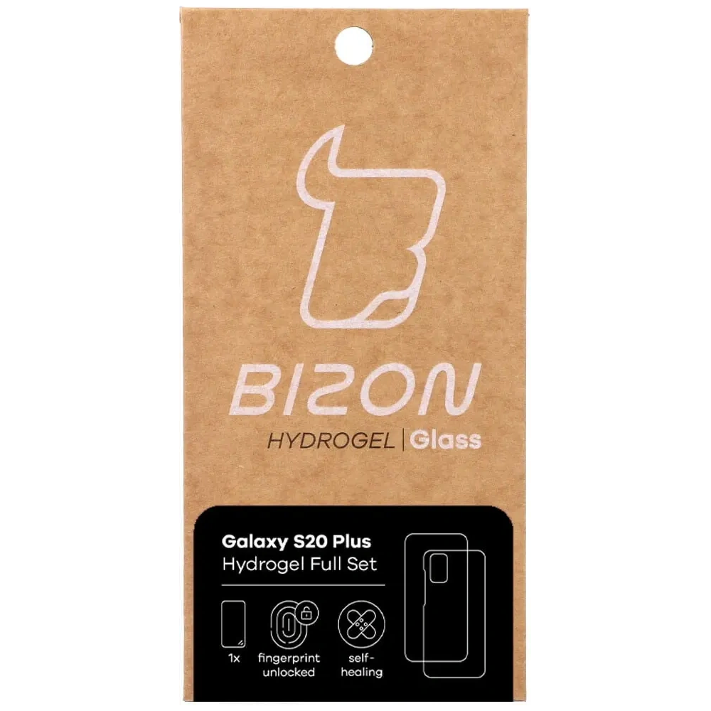 Hurtownia GSM - Folia hydrożelowa na tył i przód Bizon Glass Hydrogel Samsung Galaxy S20 Plus - BIZ1457 - {ean13} - Hurt