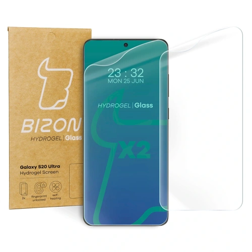 Folia hydrożelowa na ekran Bizon Glass Hydrogel Samsung Galaxy S20 Ultra [2 PACK]