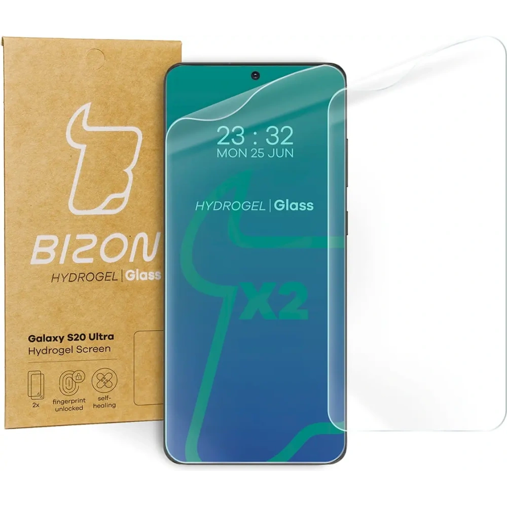 Wholesale Bizon Glass Hydrogel Samsung Galaxy S20 Ultra [2 PACK] - BIZ1458 - {ean13} - Hurt