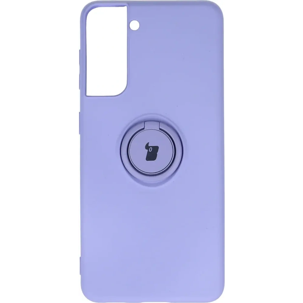 Hurtownia GSM - Etui Bizon Case Silicone Ring do Galaxy S21, fioletowe - BIZ7694 - {ean13} - Hurt