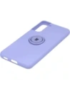 Hurtownia GSM - Caz de bizon inel din silicon Samsung Galaxy S21 violet - BIZ7694 - {ean13} - Hurt
