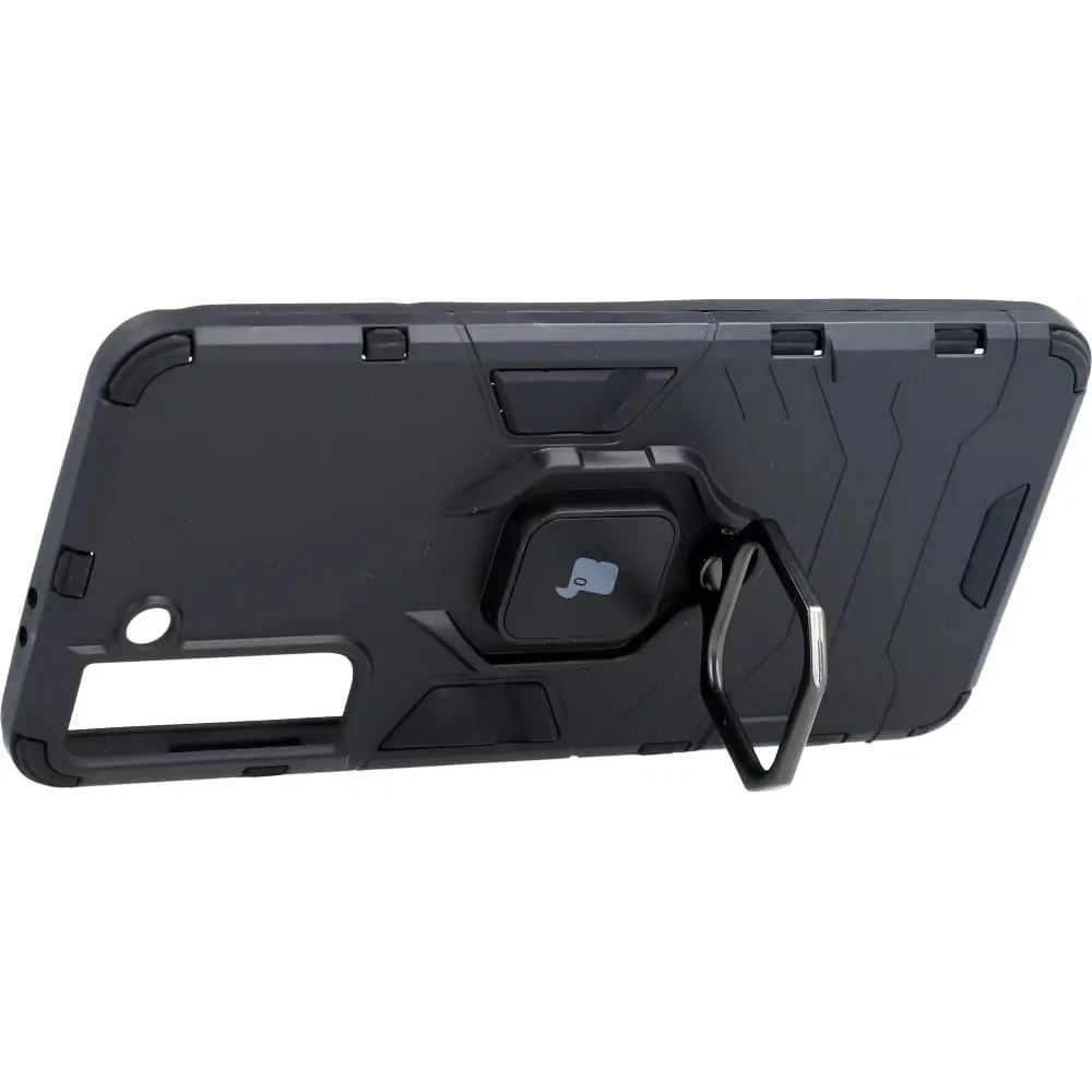 Hurtownia GSM - Bizon Caz Armură Inel Samsung Galaxy S21 negru - BIZ7696 - {ean13} - Hurt
