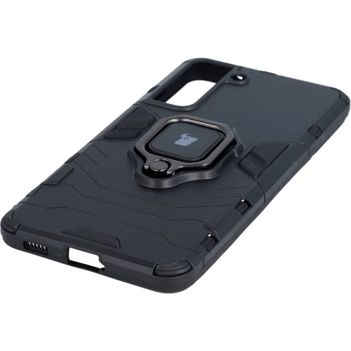 Etui Bizon Case Armor Ring do Samsung Galaxy S21 czarne