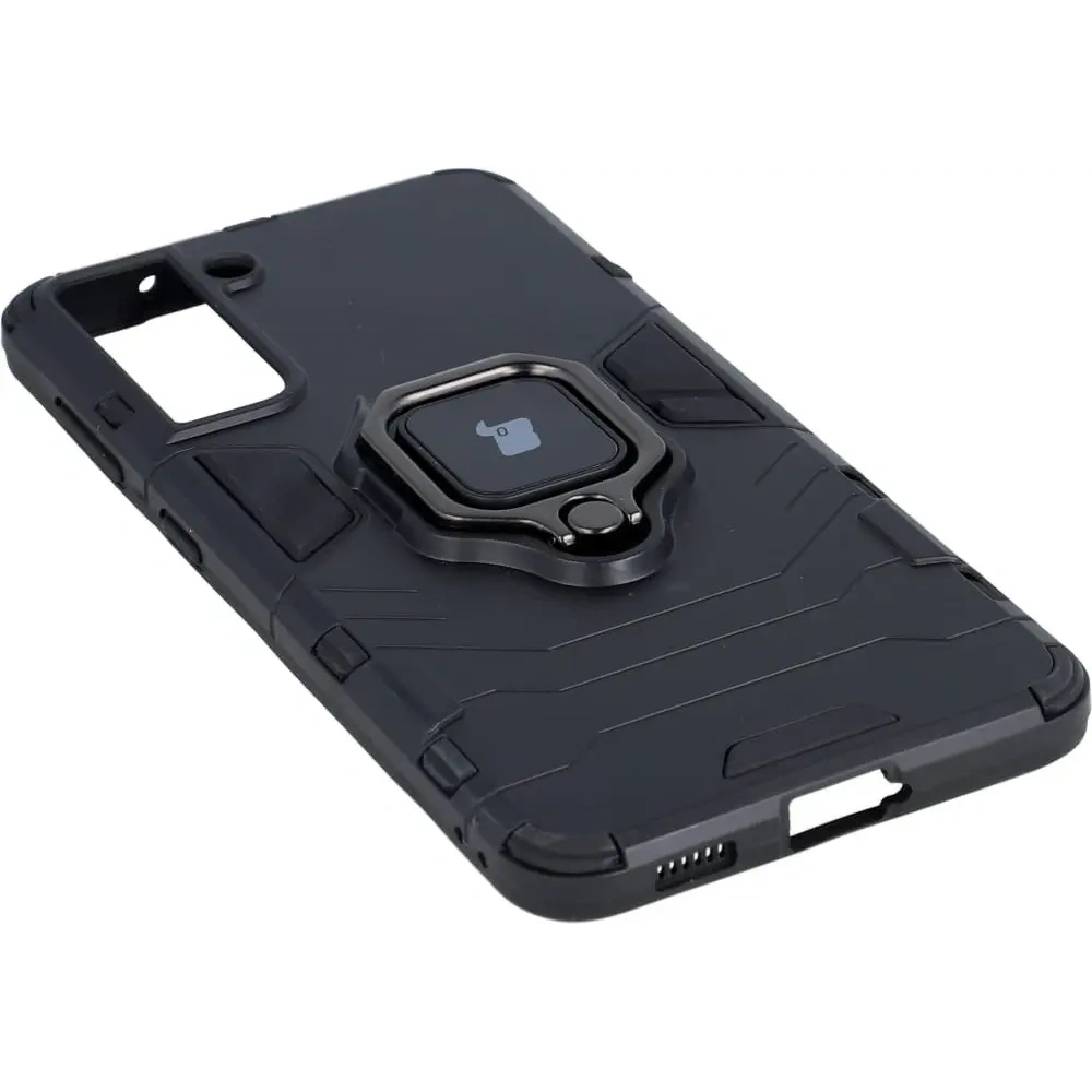 Hurtownia GSM - Bizon Caz Armură Inel Samsung Galaxy S21 negru - BIZ7696 - {ean13} - Hurt