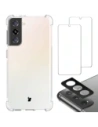 Hurtownia GSM - Bizon Case Clear Pack carcasă + 2x sticlă pentru ecran + sticlă pentru lentilă Samsung Galaxy S21 clar - BIZ1464 - {ean13} - Hurt