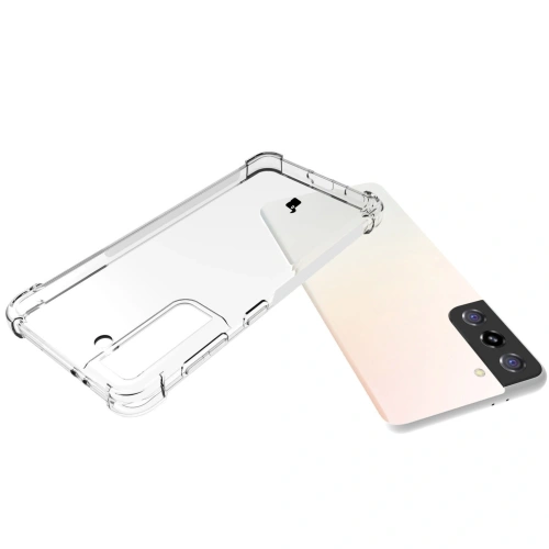 Etui + 2x szkło na ekran + obiektyw Bizon Case Clear Pack do Samsung Galaxy S21 przezroczyste