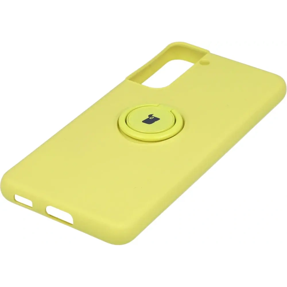 Hurtownia GSM - Bizon Case inel din silicon Samsung Galaxy S21 galben - BIZ7699 - {ean13} - Hurt
