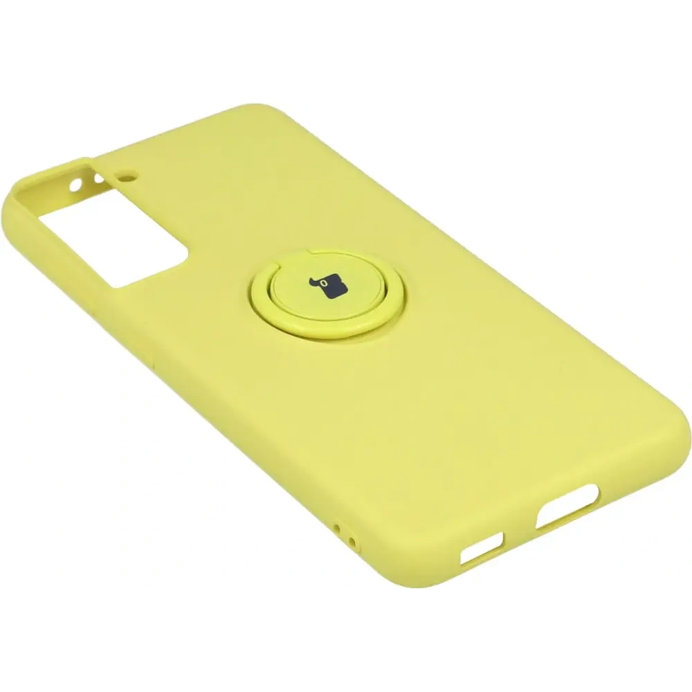 Hurtownia GSM - Bizon Case inel din silicon Samsung Galaxy S21 galben - BIZ7699 - {ean13} - Hurt