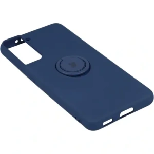Etui Bizon Case Silicone Ring do Samsung Galaxy S21 granatowe