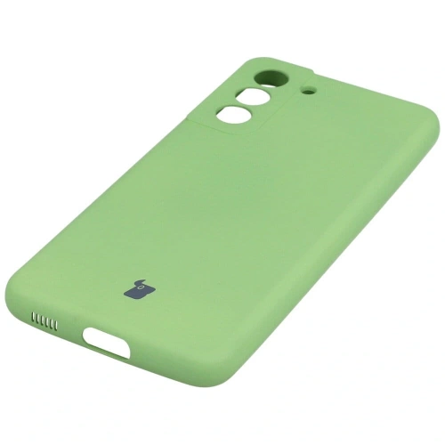 Etui Bizon Case Silicone do Samsung Galaxy S21 jasnozielone