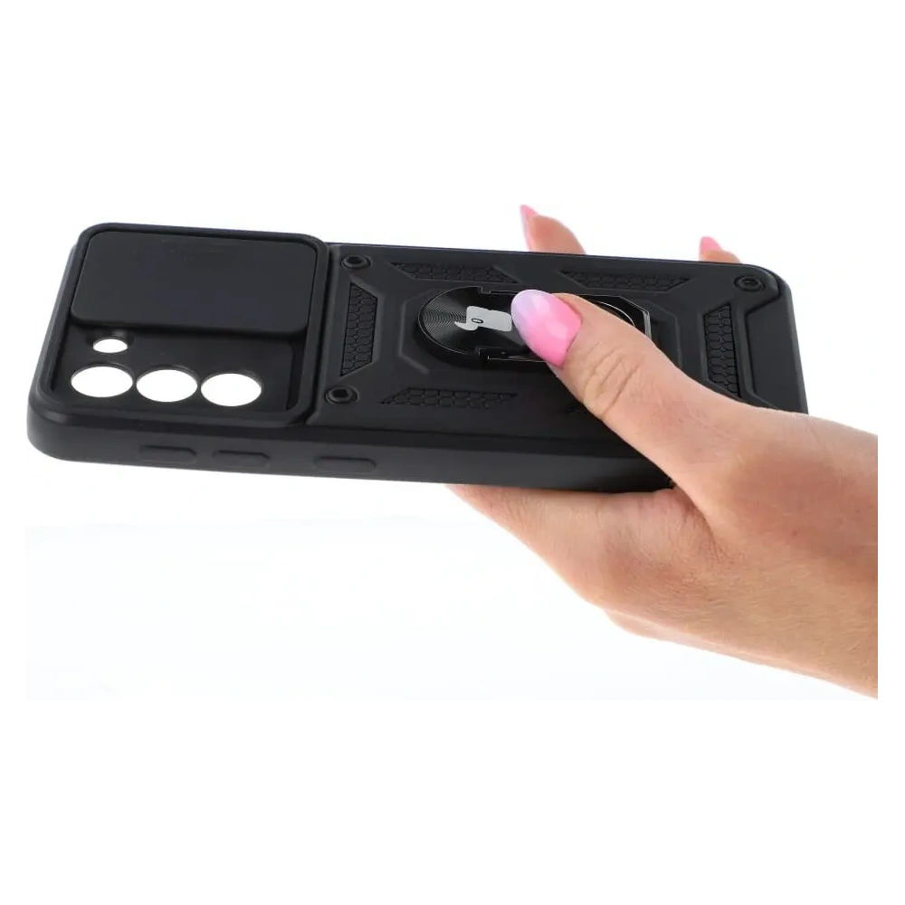 Hurtownia GSM - Bizon Case CamShield Ring Samsung Galaxy S21 fekete - BIZ7704 - {ean13} - Hurt