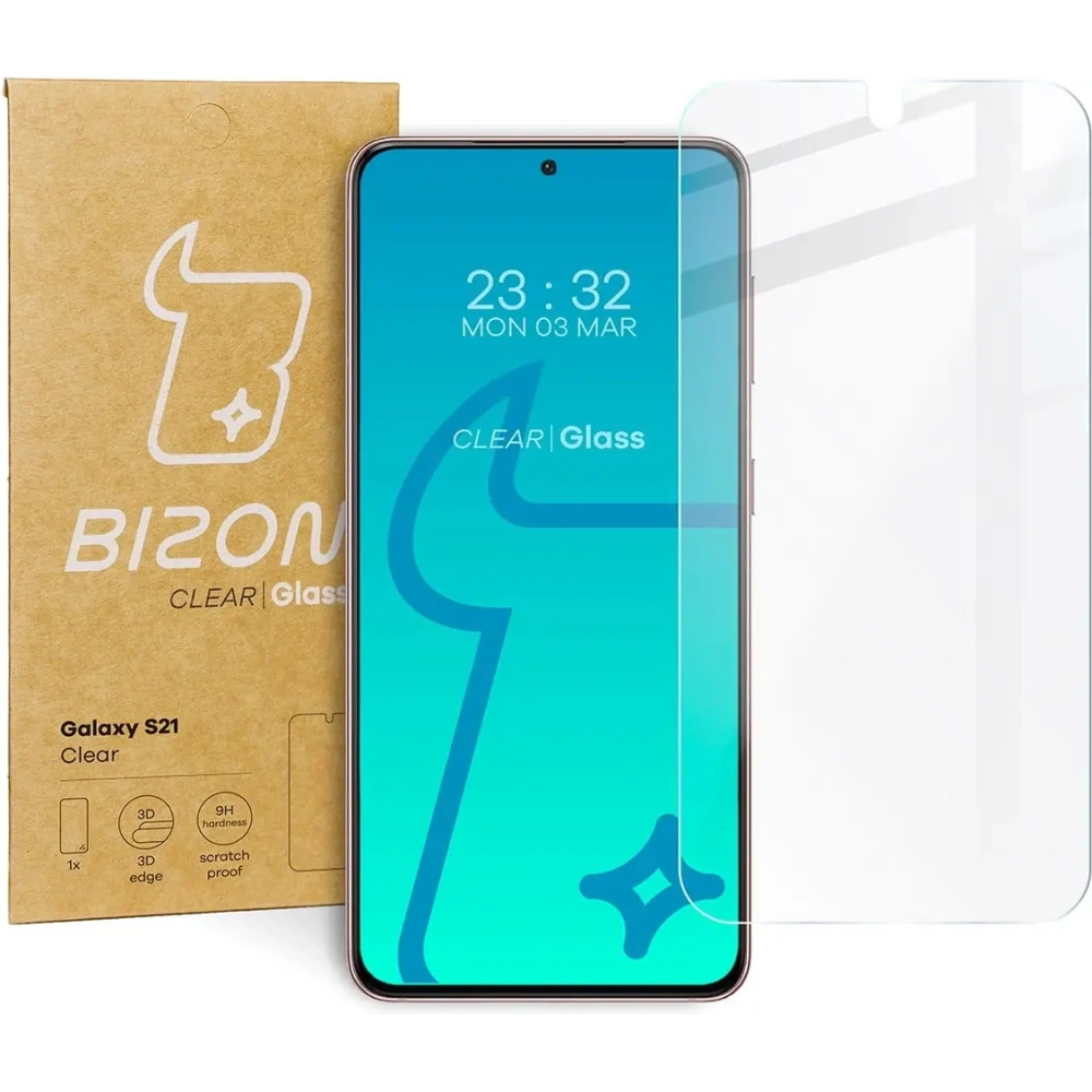 Hurtownia GSM - Tvrzené sklo Bizon Glass Clear pro Samsung Galaxy S21 - BIZ1478 - {ean13} - Hurt