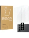 Bizon Glass Clear sticlă securizată - 3 buc. + sticlă de lentilă Samsung Galaxy S21 5G