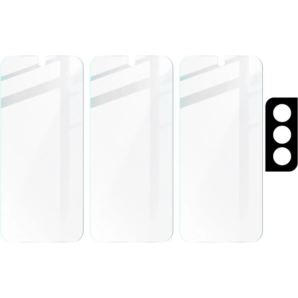 Hurtownia GSM - Bizon Glass Clear sticlă securizată - 3 buc. + sticlă de lentilă Samsung Galaxy S21 5G - BIZ1481 - {ean13} - Hurt