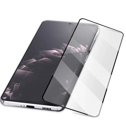 Szkło hartowane Bizon Glass Edge do Samsung Galaxy S21 czarne