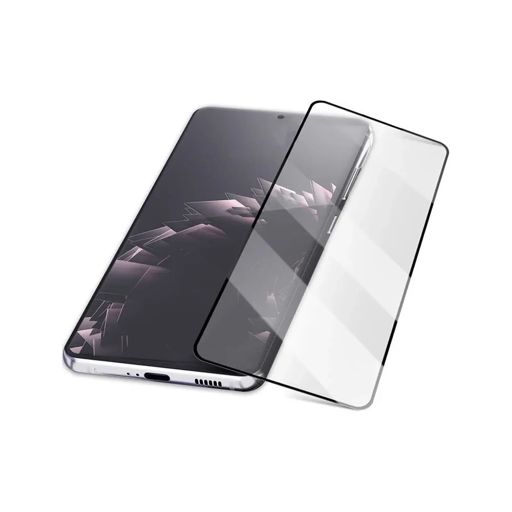 Hurtownia GSM - Bizon Glass Edge Samsung Galaxy S21 negru - BIZ1482 - {ean13} - Hurt