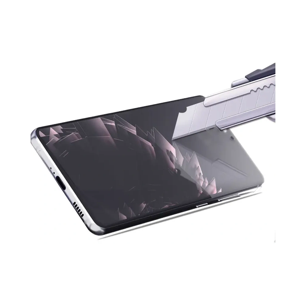 Hurtownia GSM - Bizon Glass Edge Samsung Galaxy S21 negru - BIZ1482 - {ean13} - Hurt