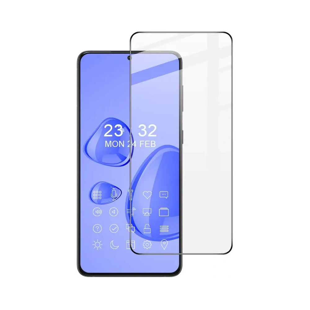Hurtownia GSM - Bizon Glass Edge sticlă temperată - [2 PACHET] + protecție lentilă Samsung Galaxy S21 5G negru - BIZ1483 - {ean13} - Hurt
