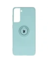 Bizon Case Szilikon Gyűrű Samsung Galaxy S21 türkiz