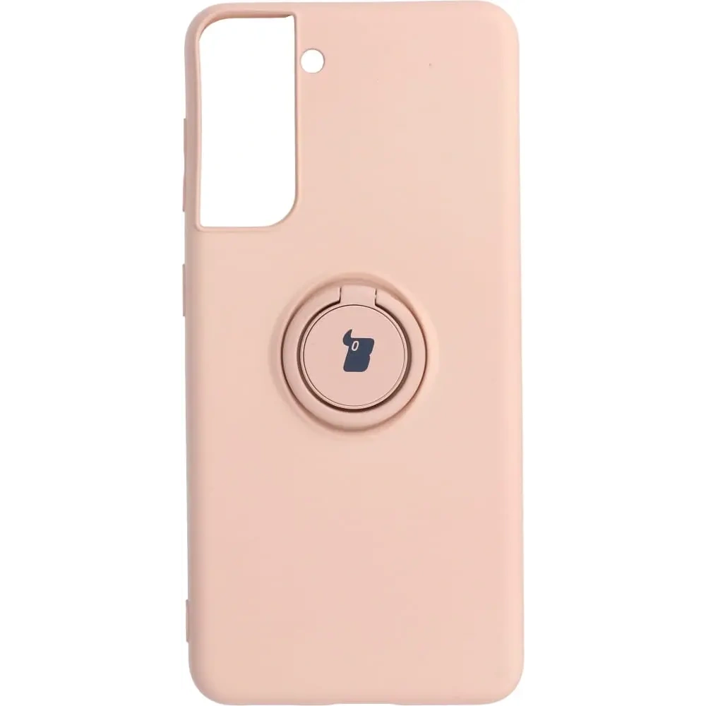 Hurtownia GSM - Bizon Case Szilikon Gyűrű Samsung Galaxy S21 világos rózsaszín - BIZ7708 - {ean13} - Hurt