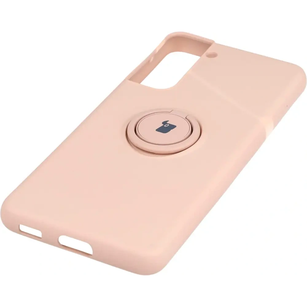 Hurtownia GSM - Bizon Case Szilikon Gyűrű Samsung Galaxy S21 világos rózsaszín - BIZ7708 - {ean13} - Hurt