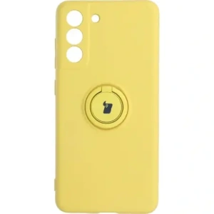 Hurtownia GSM - Etui Bizon Case Silicone Ring do Galaxy S21 FE, żółte - BIZ7710 - {ean13} - Hurt