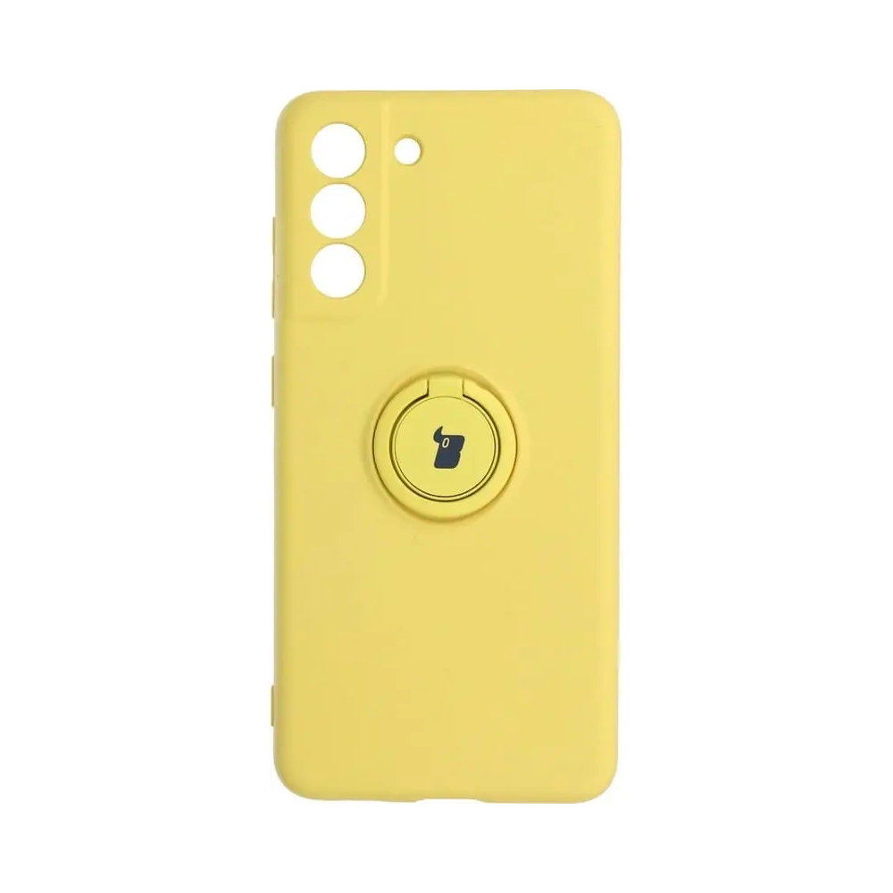 Wholesale Bizon Case Silicone Ring Samsung Galaxy S21 FE yellow - BIZ7710 - {ean13} - Hurt