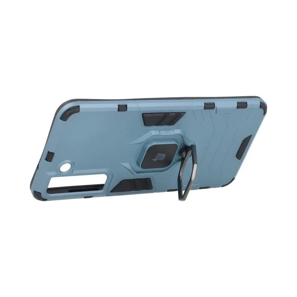 Hurtownia GSM - Etui Bizon Case Armor Ring do Samsung Galaxy S21 FE niebieskie - BIZ7711 - {ean13} - Hurt