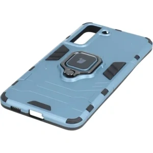 Hurtownia GSM - Bizon Carcasă Armură Inel Samsung Galaxy S21 FE albastru - BIZ7711 - {ean13} - Hurt