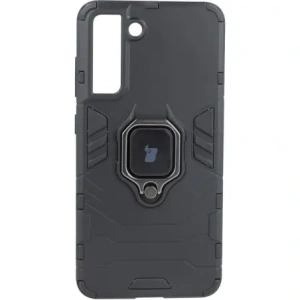 Hurtownia GSM - Etui Bizon Case Armor Ring do Galaxy S21 FE, czarne - BIZ7712 - {ean13} - Hurt
